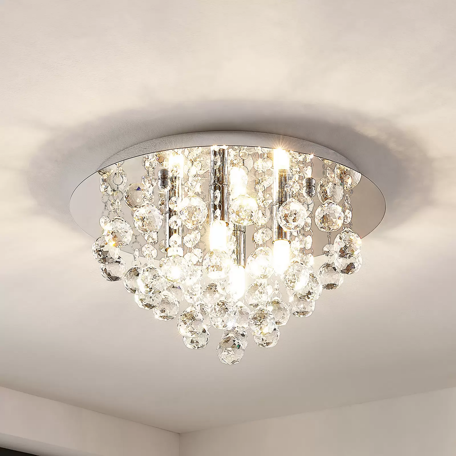 B-Ware Lindby Deckenlampe Leuchte Kronleuchter Hängeleuchte Lampe G9 4x40 W Led Dimm815