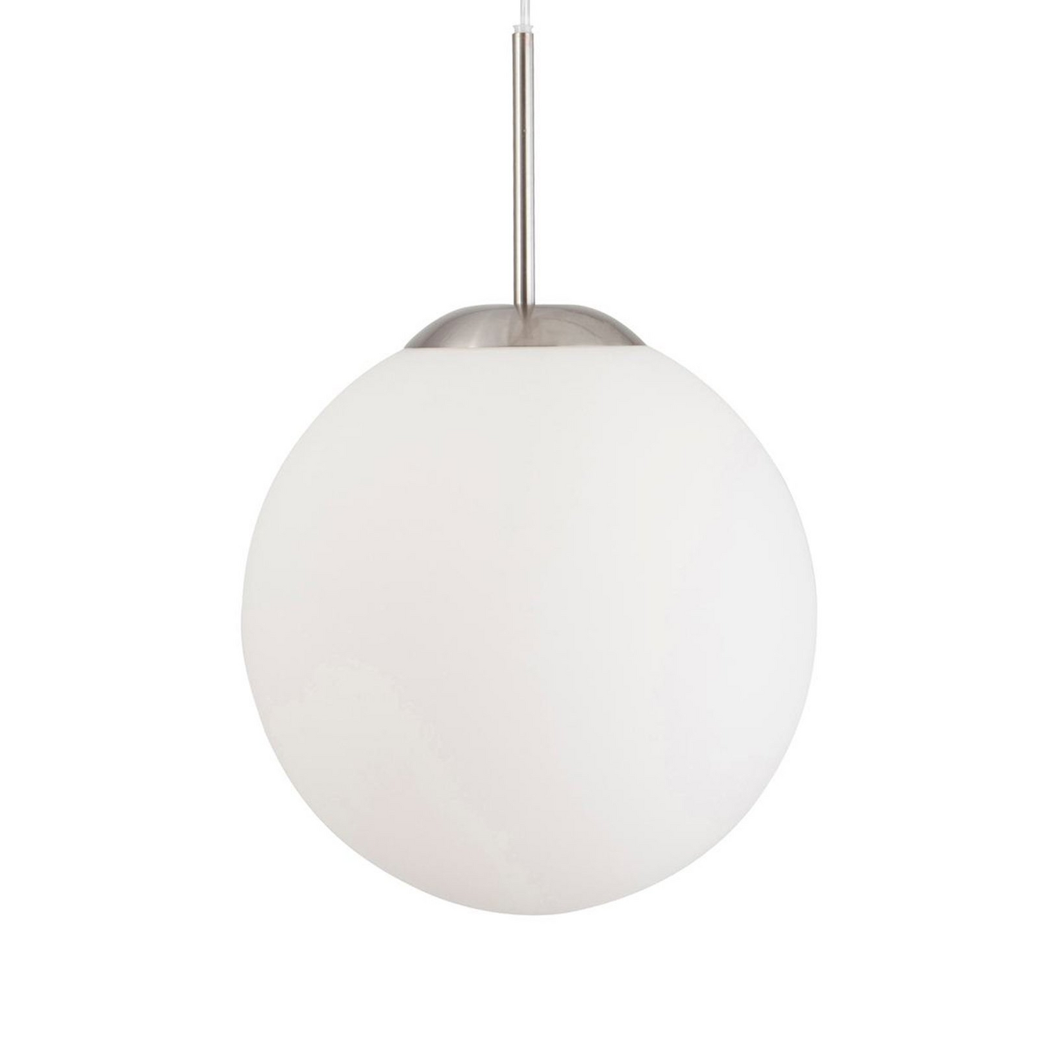 B-Ware Steinhauer Hängeleuchte Bollique Stahl Opalweiß Glas 5 Flammig Deckenlampe La836