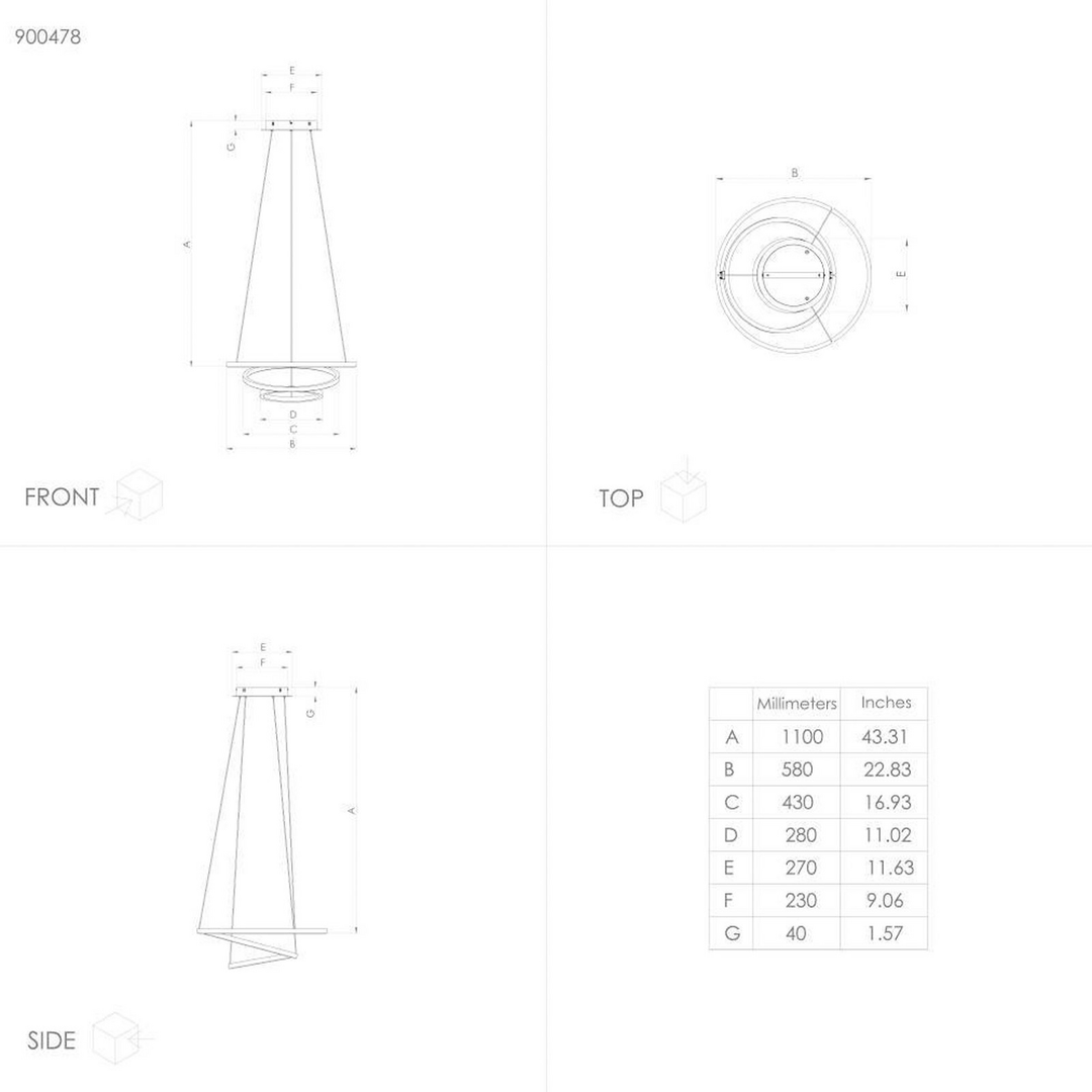 EGLO connect Lobinero-Z LED-Hängelampe weiß Hängelampe Lampe Leuchte Spot Licht