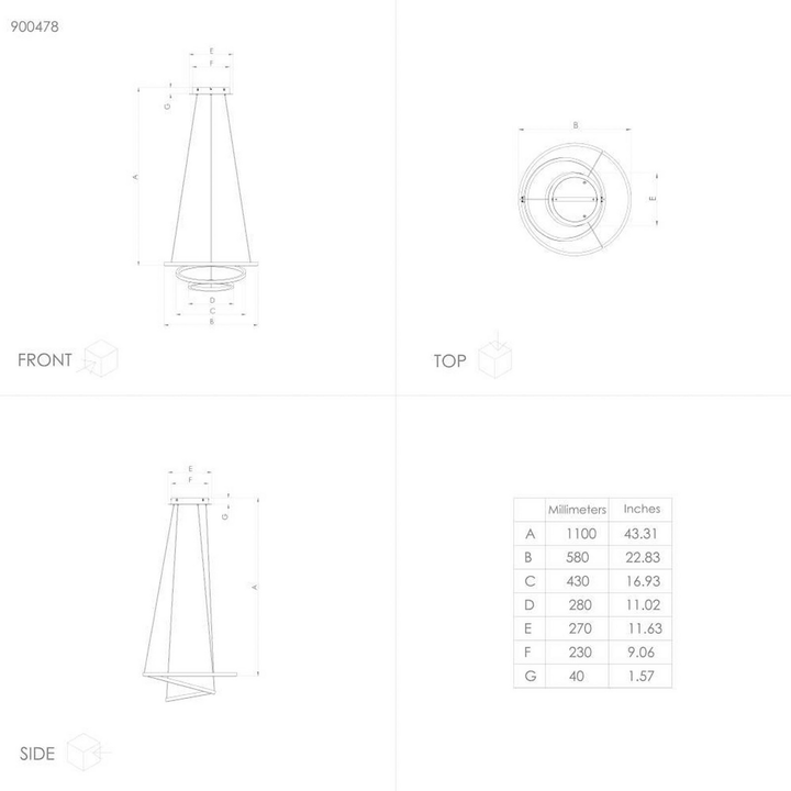 EGLO connect Lobinero-Z LED-Hängelampe weiß Hängelampe Lampe Leuchte Spot Licht