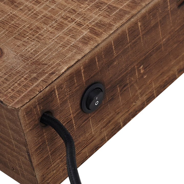 Lindby Wandleuchte Vatana Holz Stecker Usb Port 80 Cm Wandlampe Lampe Leuchte918 B-Ware