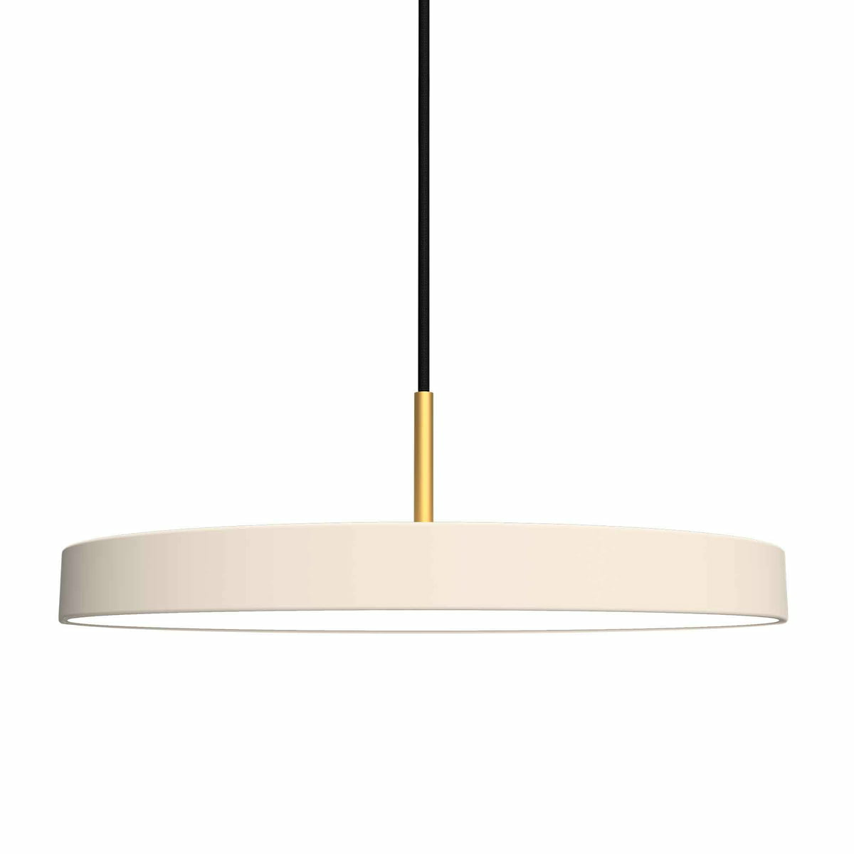 Suspension Umage Asteria, plafonnier LED, lampe suspendue en laiton perle CR468, produit de seconde main.