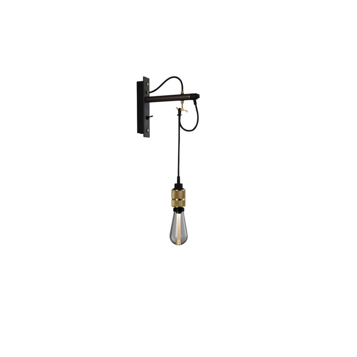 Buster+Punch Hooked Wandleuchte Graphite/Brass Wandlampe Lampe Leuchte Spot