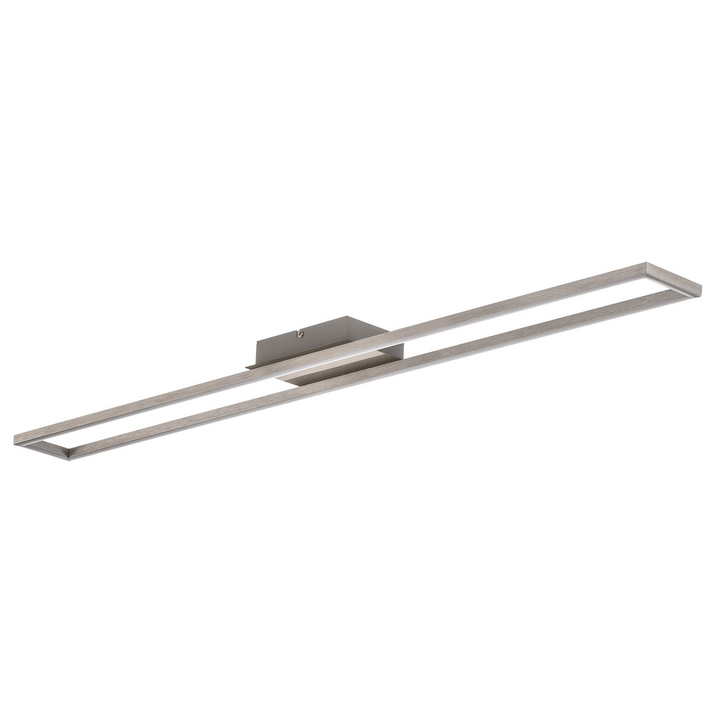 Briloner Deckenlampe Frame Deckenlampe Lampe 3 Stufig Dimmbar Alu 110 X 12 Cm B-Ware