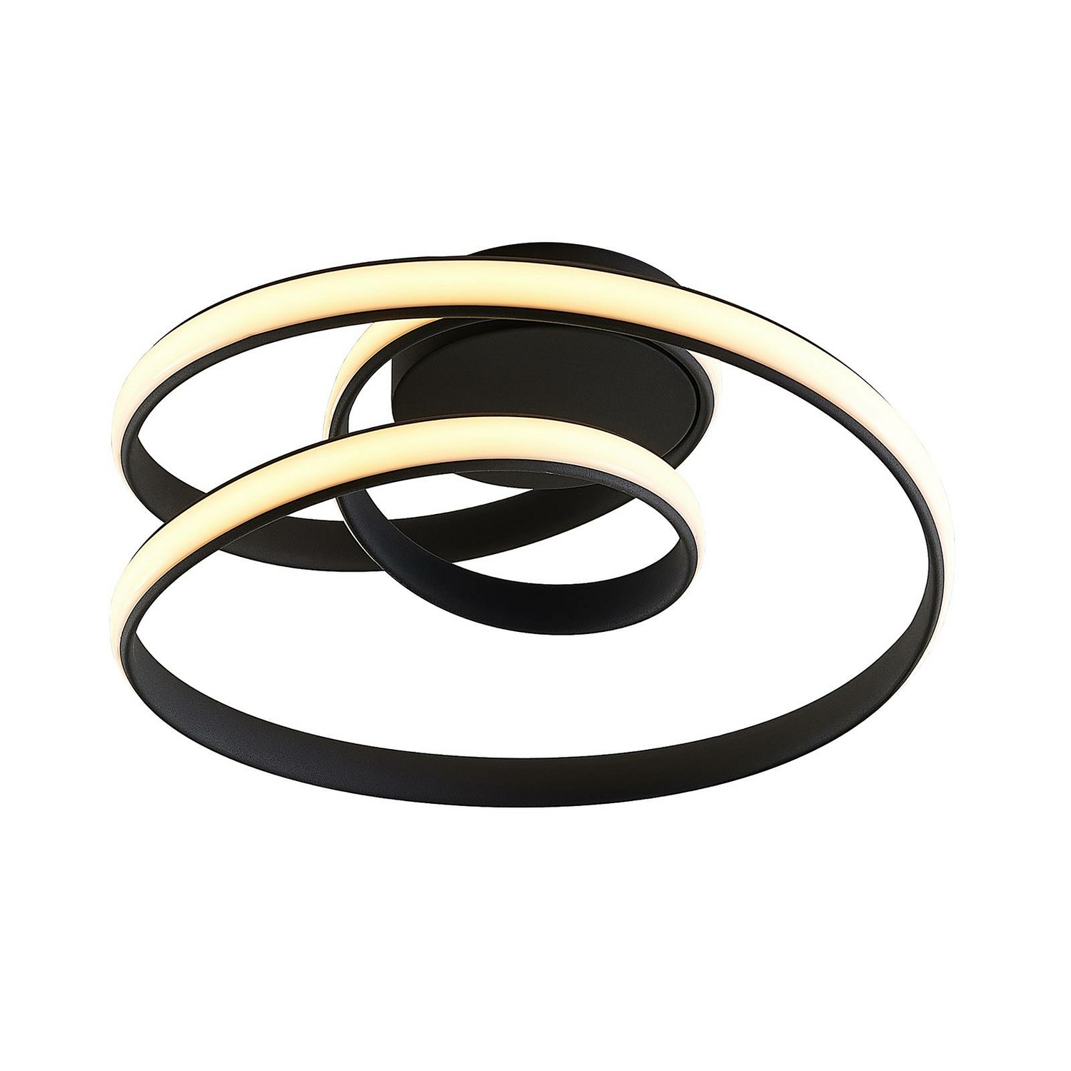 Lucande Sakina Led Deckenlampe Deckenlampe Deckenlicht Leuchte Sandschwarz B-Ware - 4251096594652