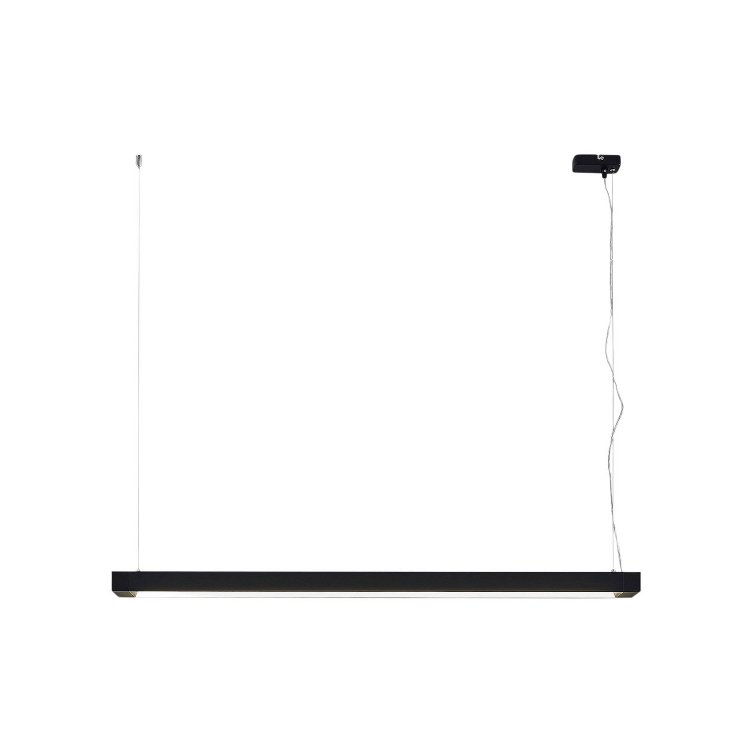 B-Ware Arcchio Cuna Led Pendelleuchte, Schwarz, Eckig 122cm Lampe Leuchte Pendelleuchte