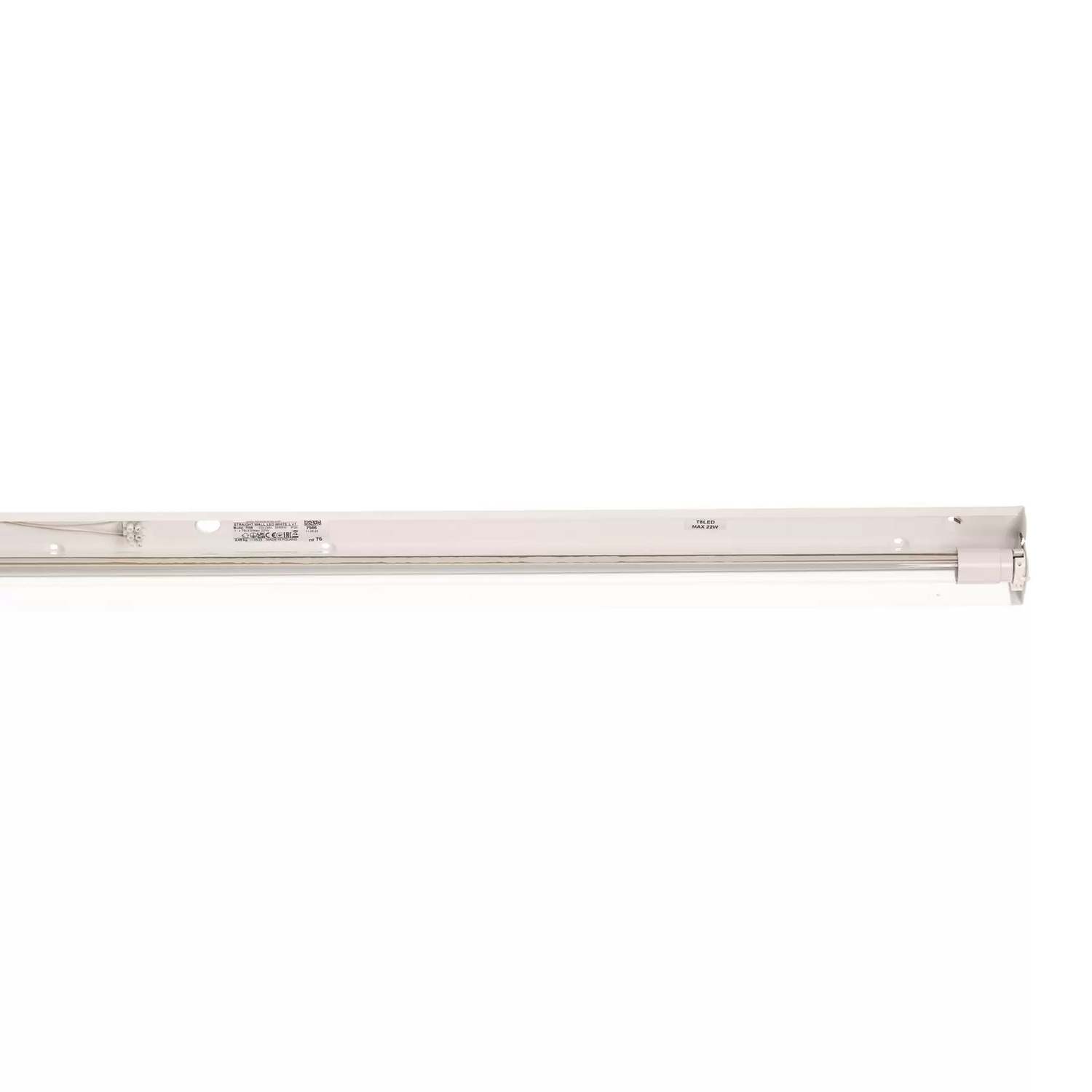 Nowodvorski Lighting Wandleuchte Straight L 122 Cm Weiß G13 Wandlampe Lampe Spot B-Ware - 5903139756693