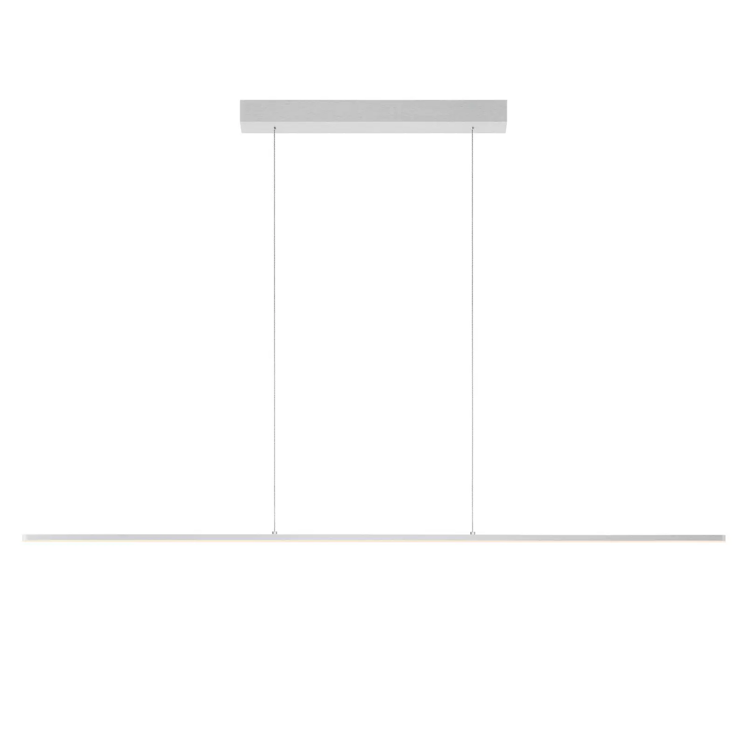 Quitani LED-Pendelleuchte Margita Länge 148 cm silber Deckenlampe DEFEKTWARE