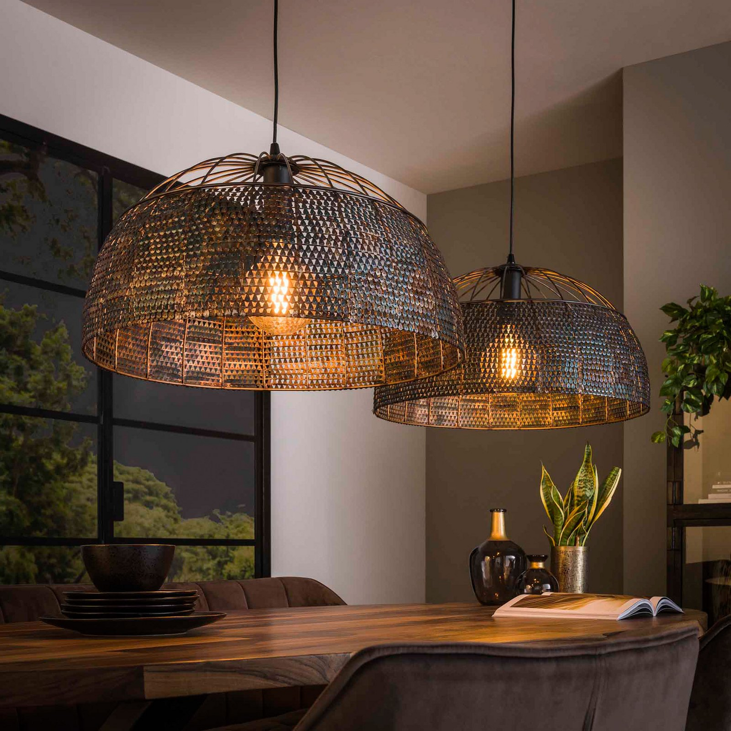 B-Ware Setengah Hängeleuchte Hängelampe Leuchte Lampe Pendelleuchte Pendellampe Li227