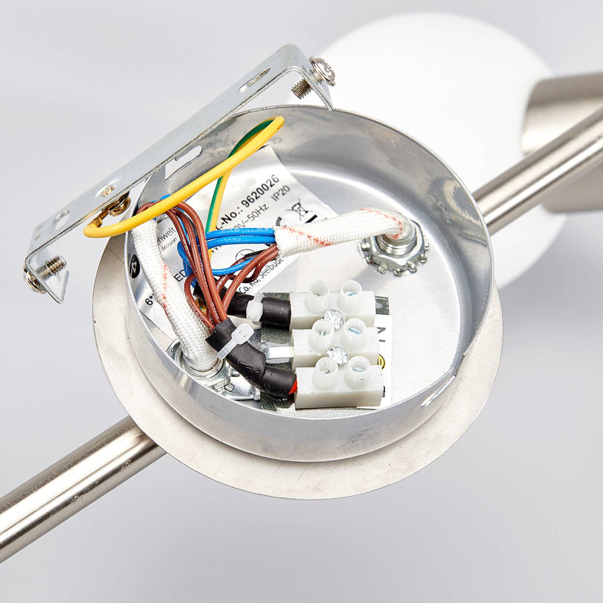 Lindby LED-Deckenlampe Elaina Deckenlampe Lampe Leuchte 6-flg. E14 nickel matt - 6291106553321