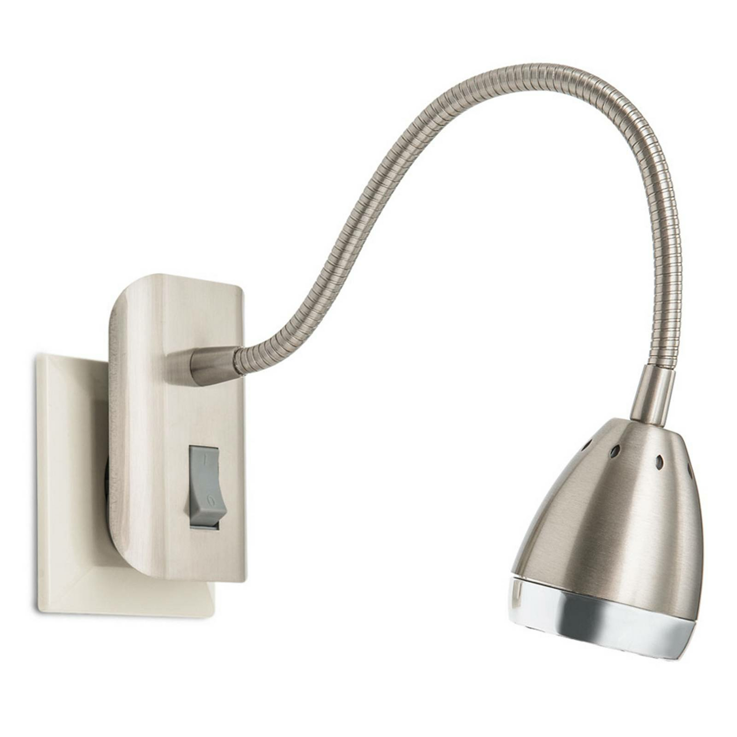 B-Ware Orion Led Steckdosenleuchte Manvel Leselampe Lampe Wandleuchte 5 W Schalter Nick