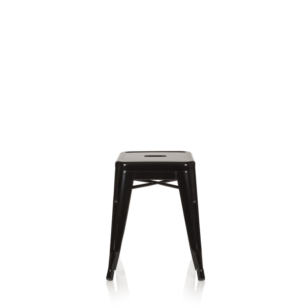hjh OFFICE Hocker VANTAGGIO Sitzhocker Bistro-Hocker Sitz Stahl metallic schwarz