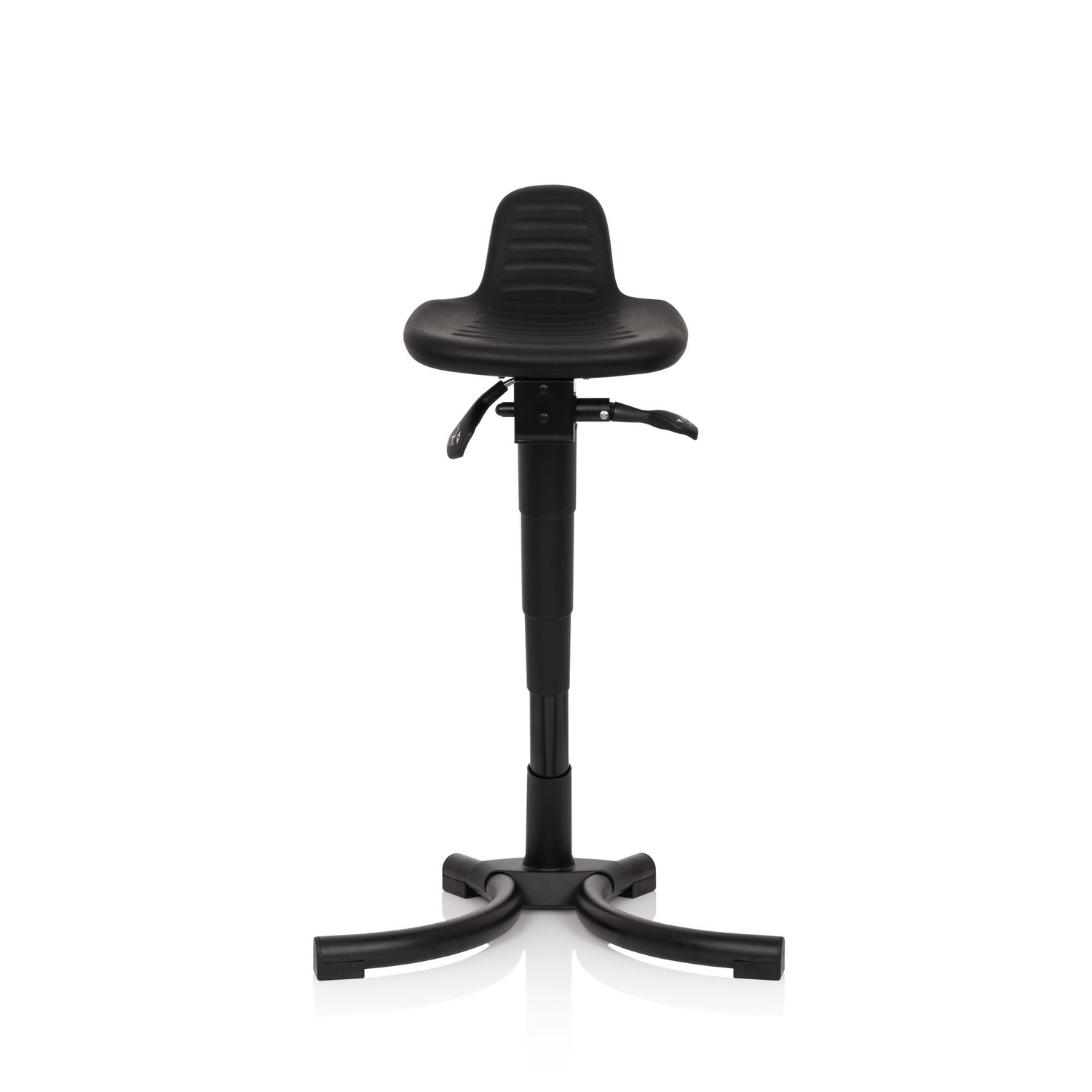 Hjh Office Stehhilfe Arbeitsstuhl Top Work 34 Pu Schwarz Schaum Metallgestell474 B-Ware - 4251084696627