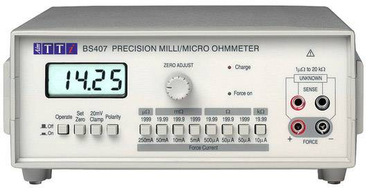 Aim TTi BS407 Ohmmeter 50 V Messgeräte Widerstandsmessgeräte 222 x 88 mm Gehäuse