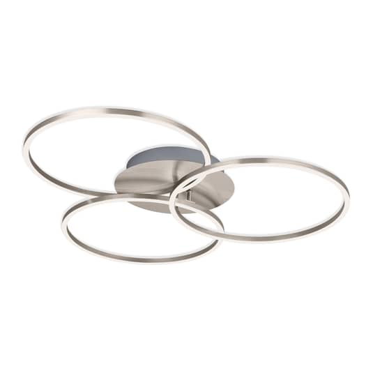 B-Ware Briloner Deckenlampe Frame Deckenlampe Lampe Ring Switch Dim Nickel 3 Flammig921