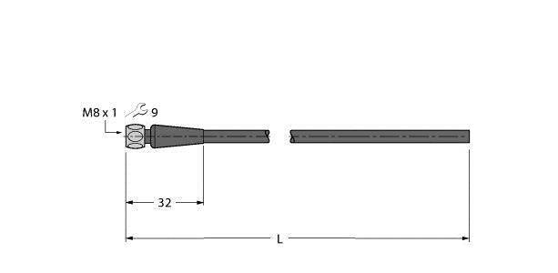 Turck 6933487 Sensor /Aktor Anschlussleitung Leitung Anschlusskabel Kabel B-Ware - 4047101335651
