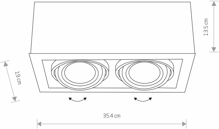 Nowodvorski BOX II 9470 Aufbau-Downlight Deckenspots Deckenlampen Lampe Leuchte