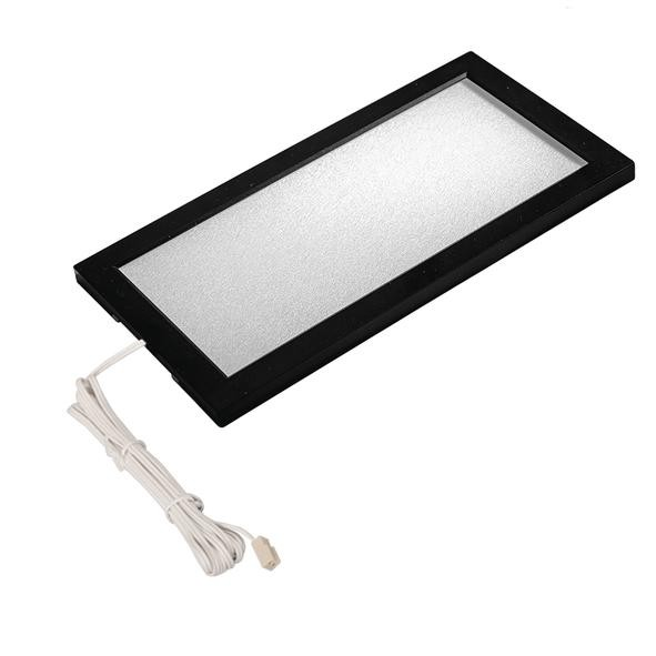 Hera Led Sky 6 W Ww Schwarz Quadratische Flache Led Unterbauleuchte Leuchte Lampe B-Ware