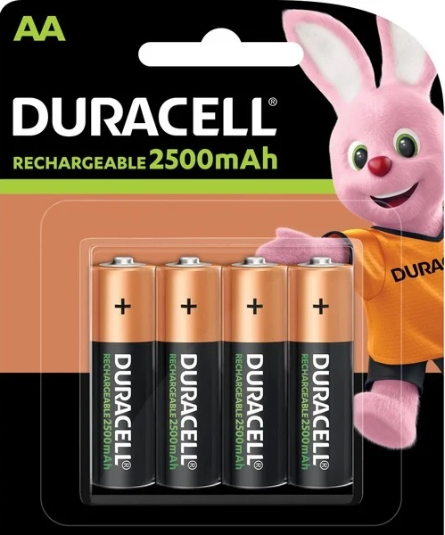 Duracell HR06 Mignon AA-Akku Batterien Wiederaufladbar NiMH 2400 7 SETS