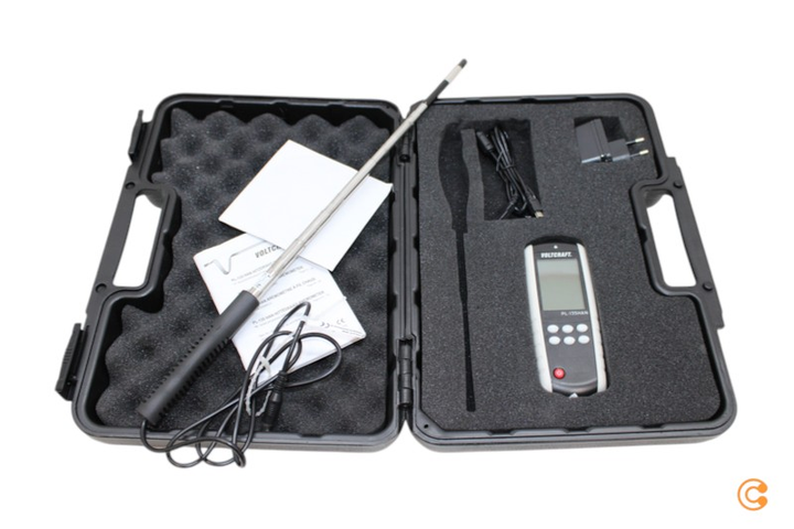 Voltcraft Anemometer PL-135HAN 0.1 bis 25 m/s externer Teleskop SIEHE TEXT/FOTO
