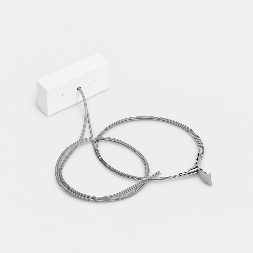 B-Ware Iguzzini Illuminazi Decken Basis Einspeisung Seilabhängung Weiß Pendelleuchte - 8025550319558