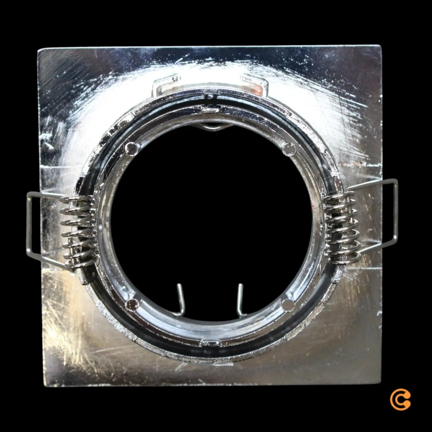 B-Ware Deko Light Deckeneinbauring Einbaustrahler Gu5.3 Mr16 Alu Silber Chrom 10 Stück - 4042943102140