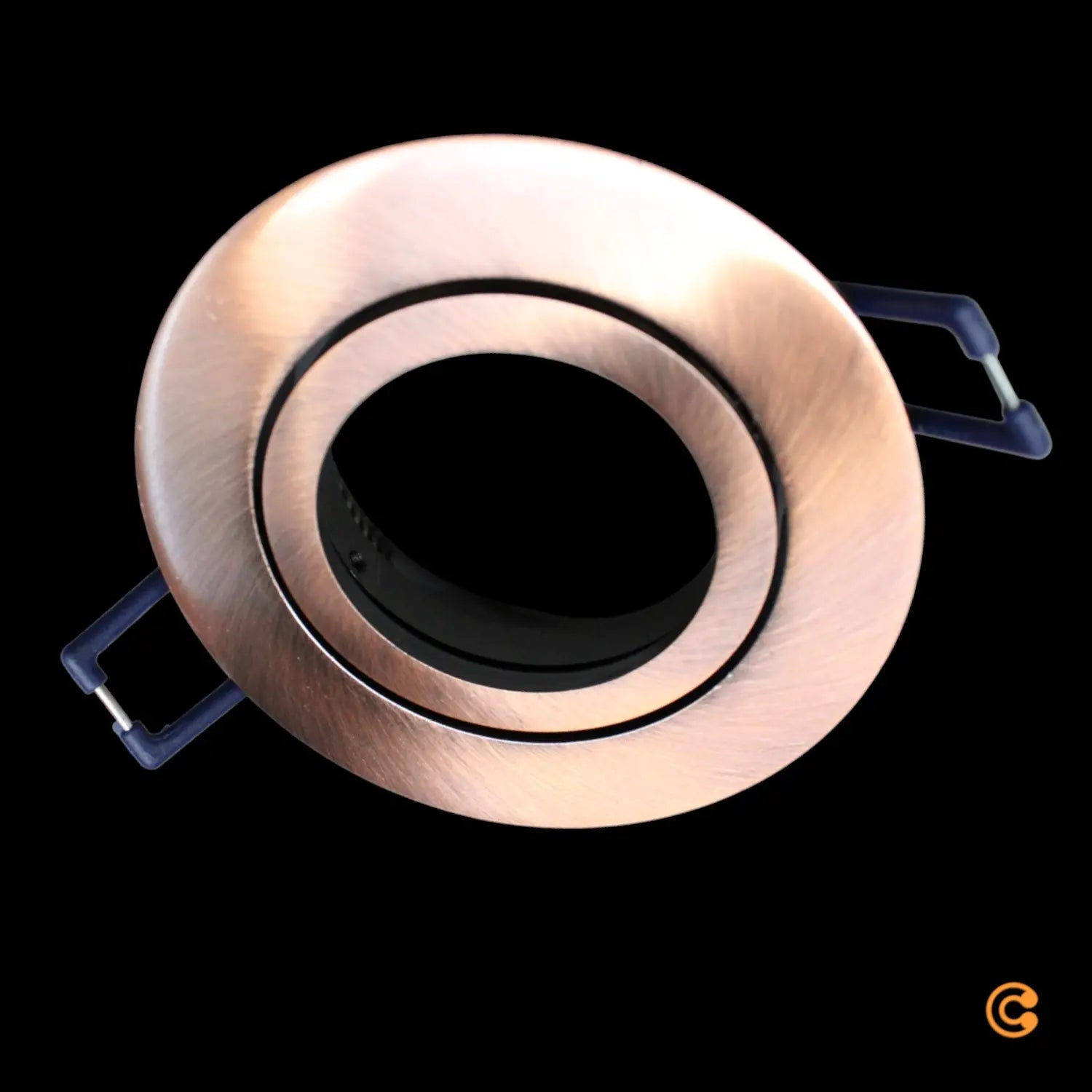 B-Ware Deko Light Deckeneinbaustrahler Einbauring Gu10 Led Metall Kupfer 89 Mm 4 Stück - 4042943173645