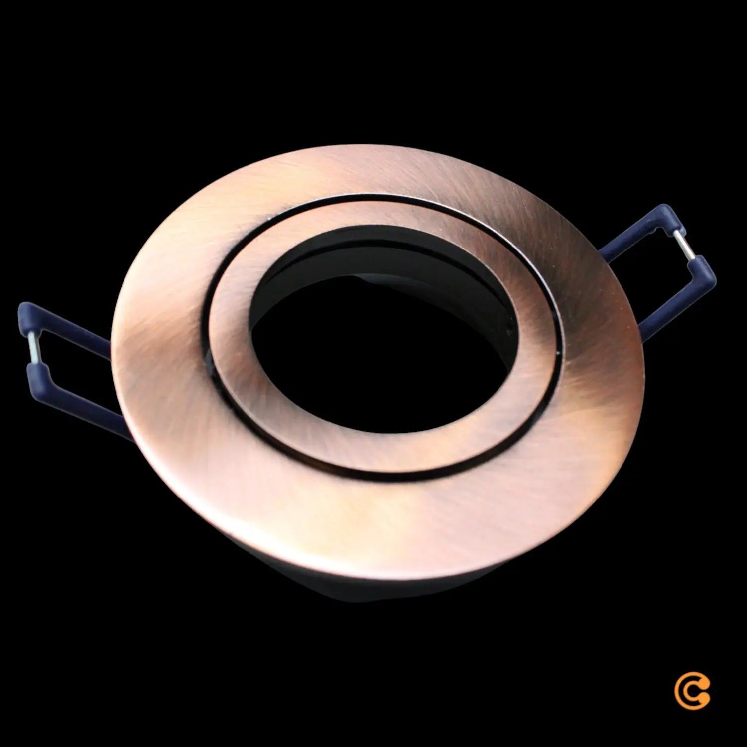 B-Ware Deko Light Deckeneinbaustrahler Einbauring Gu10 Led Metall Kupfer 89 Mm 4 Stück - 4042943173645