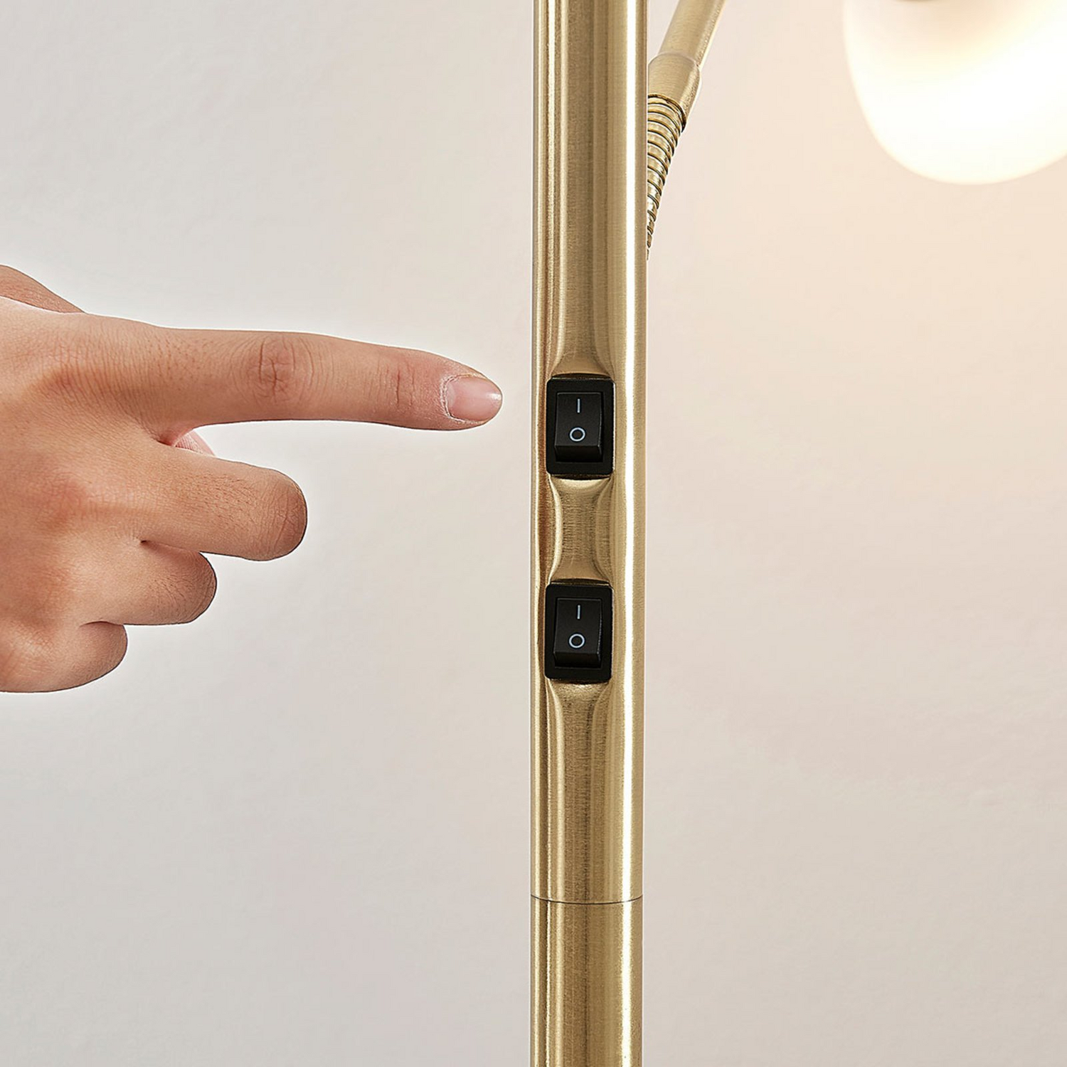 Lindby Led Deckenfluter Jost Stehlampe Stehleuchte Leselampe Leuchte E27 E14 B-Ware - 4251096535846