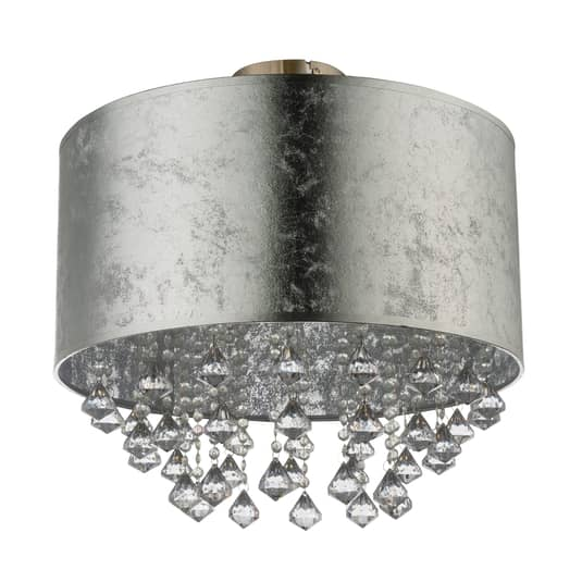 Globo Deckenlampe Amy Deckenlampe Deckenlicht Mit Acrylkristallen Blattsilber B-Ware - 9007371366972