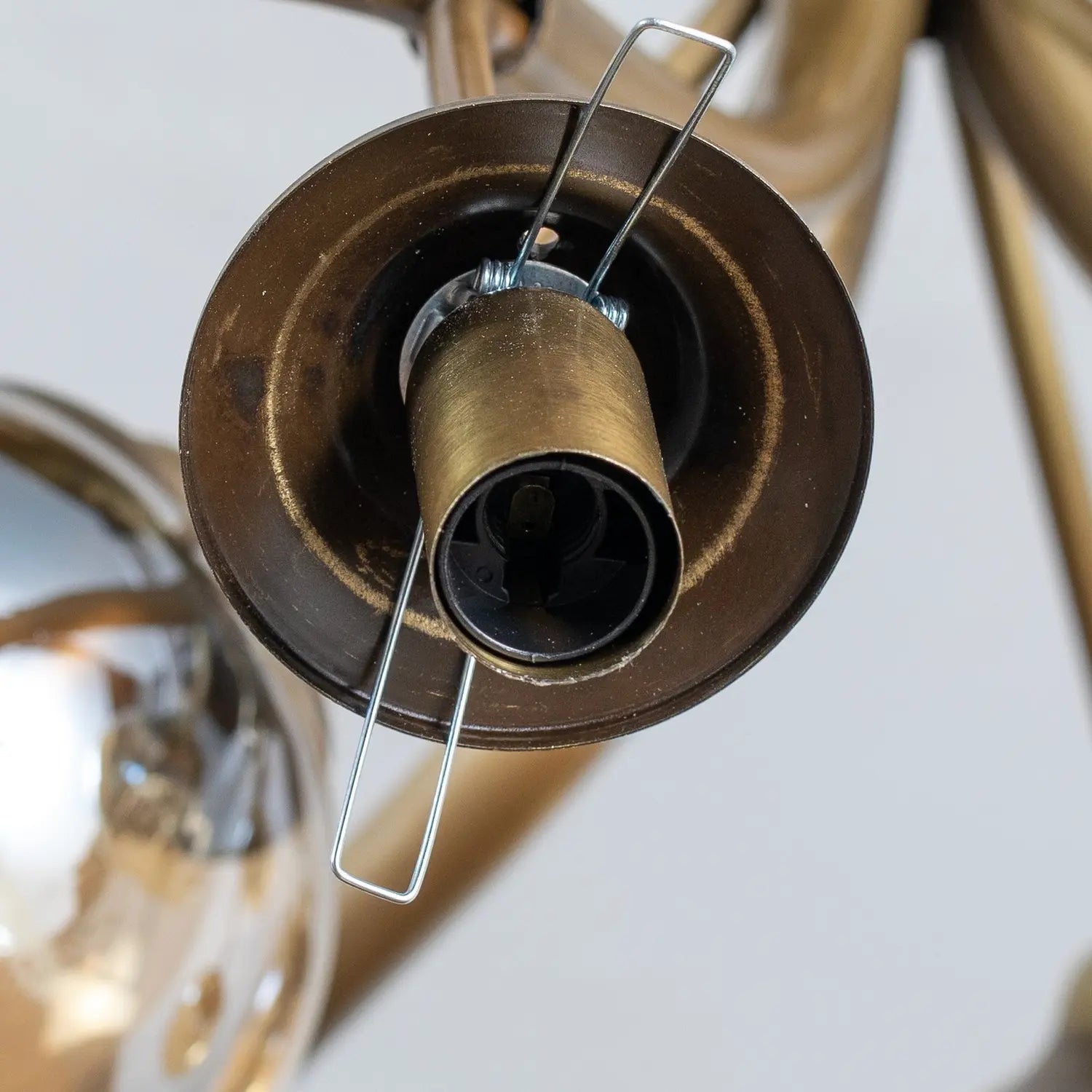B-Ware Avonni Deckenleuchte Lampe Hängeleuchte Av 4286 12 E Antikgold ø80cm 12 Flg - 8698957163873
