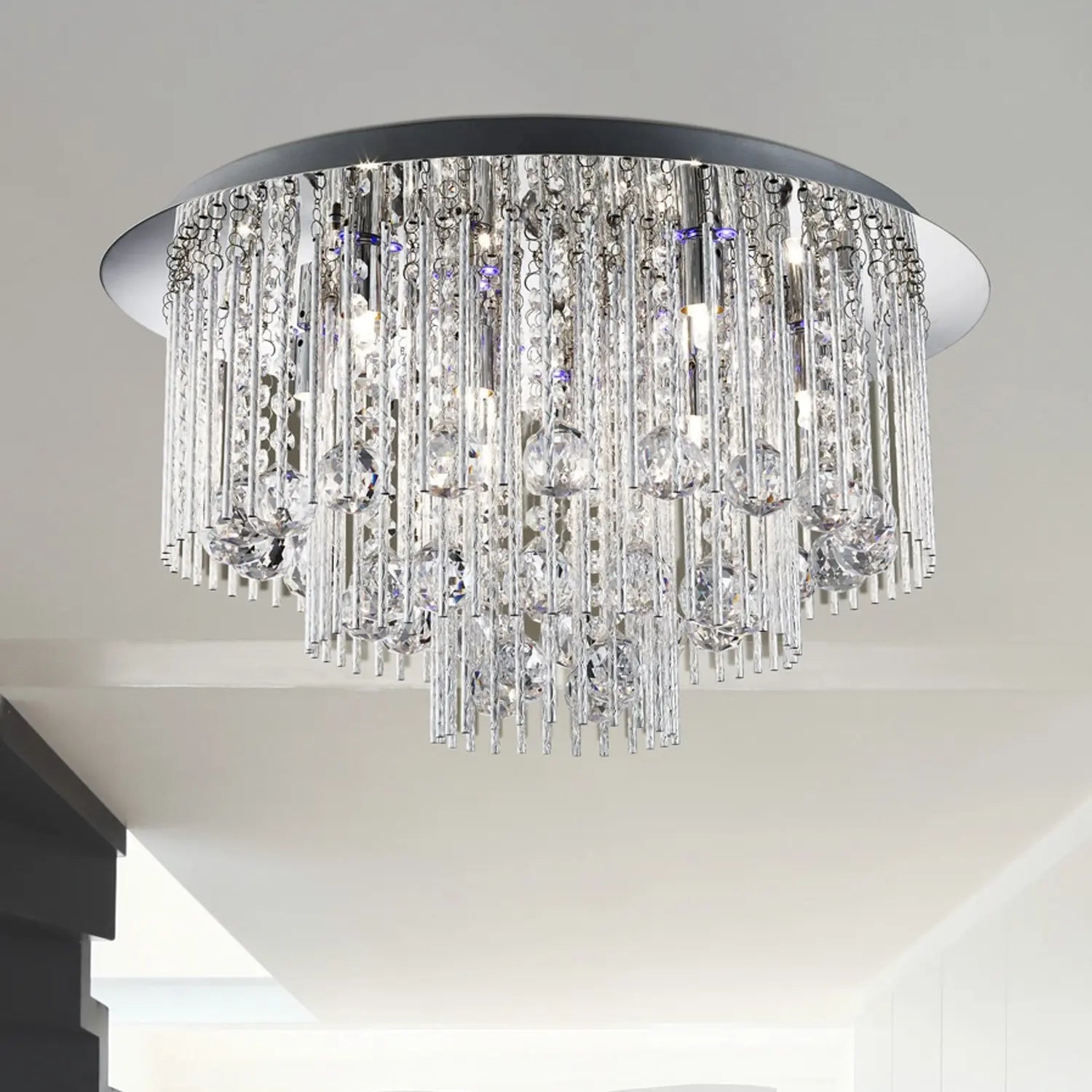 B-Ware Willa Arlo Interiors Deckenlampe 8 Flammig Hängeleuchte Deckenlampe 55cm
