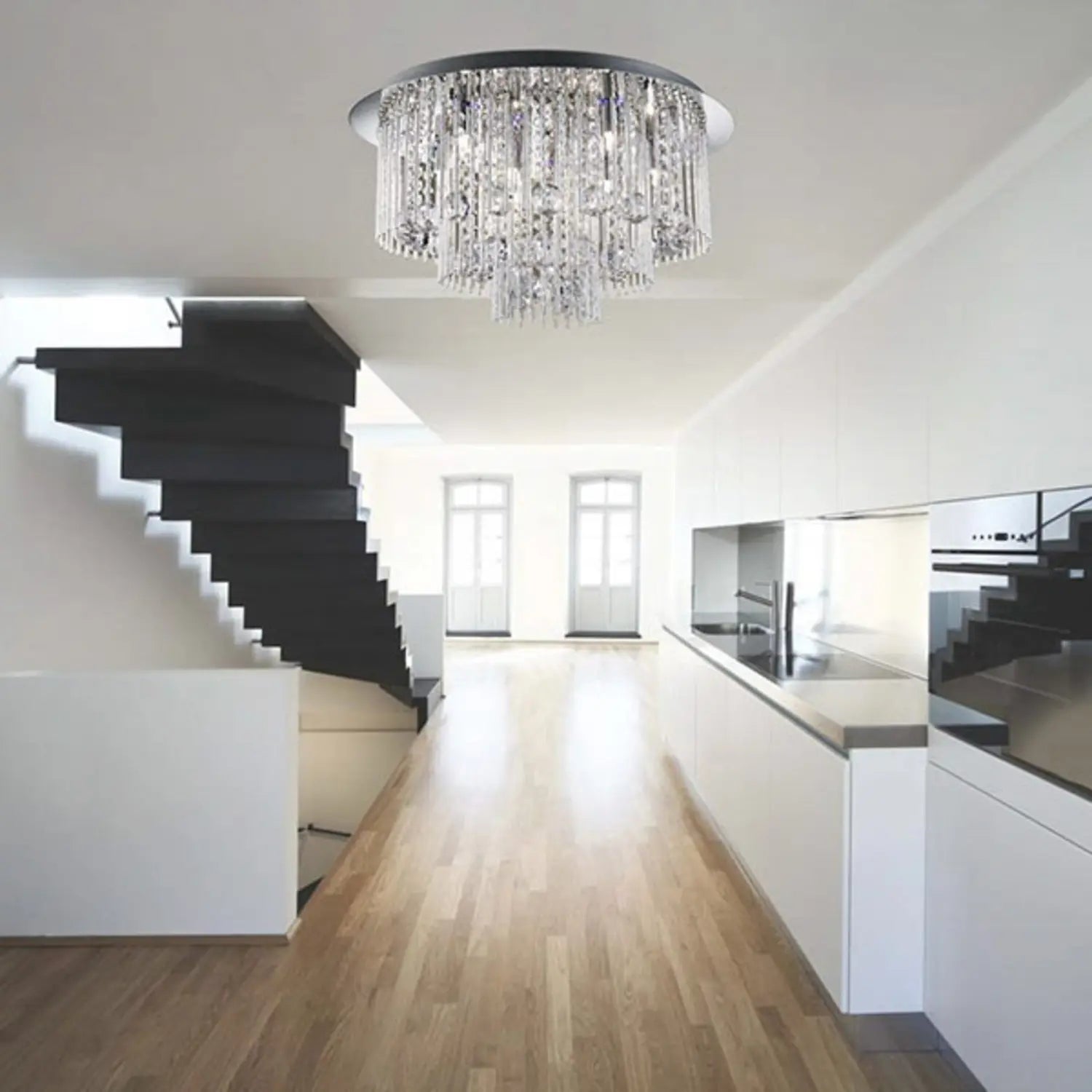 B-Ware Willa Arlo Interiors Deckenlampe 8 Flammig Hängeleuchte Deckenlampe 55cm