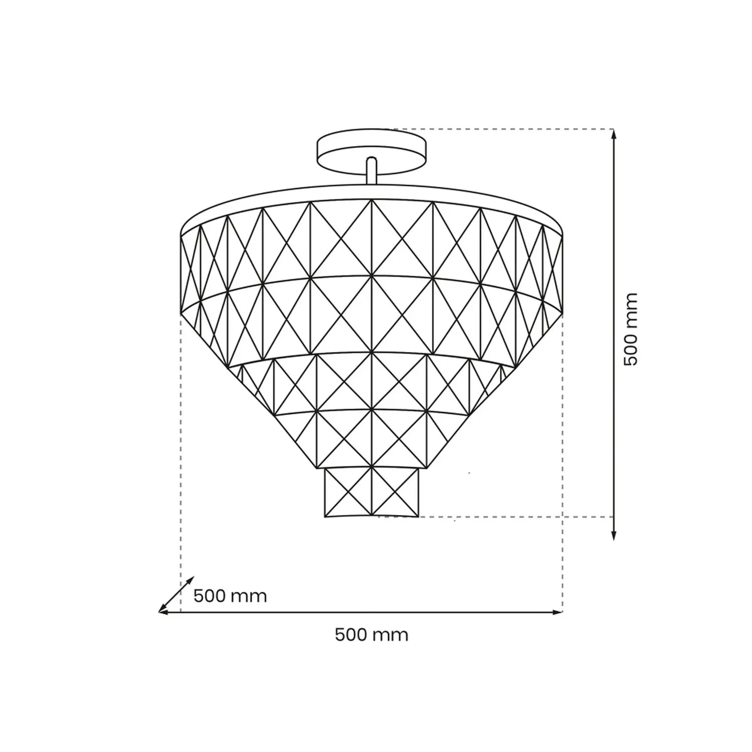 B-Ware Chelsea Deckenlampe Deckenleuchte Metall Gold Kronleuchter Glaskristalle ø50cm - 5902693788126