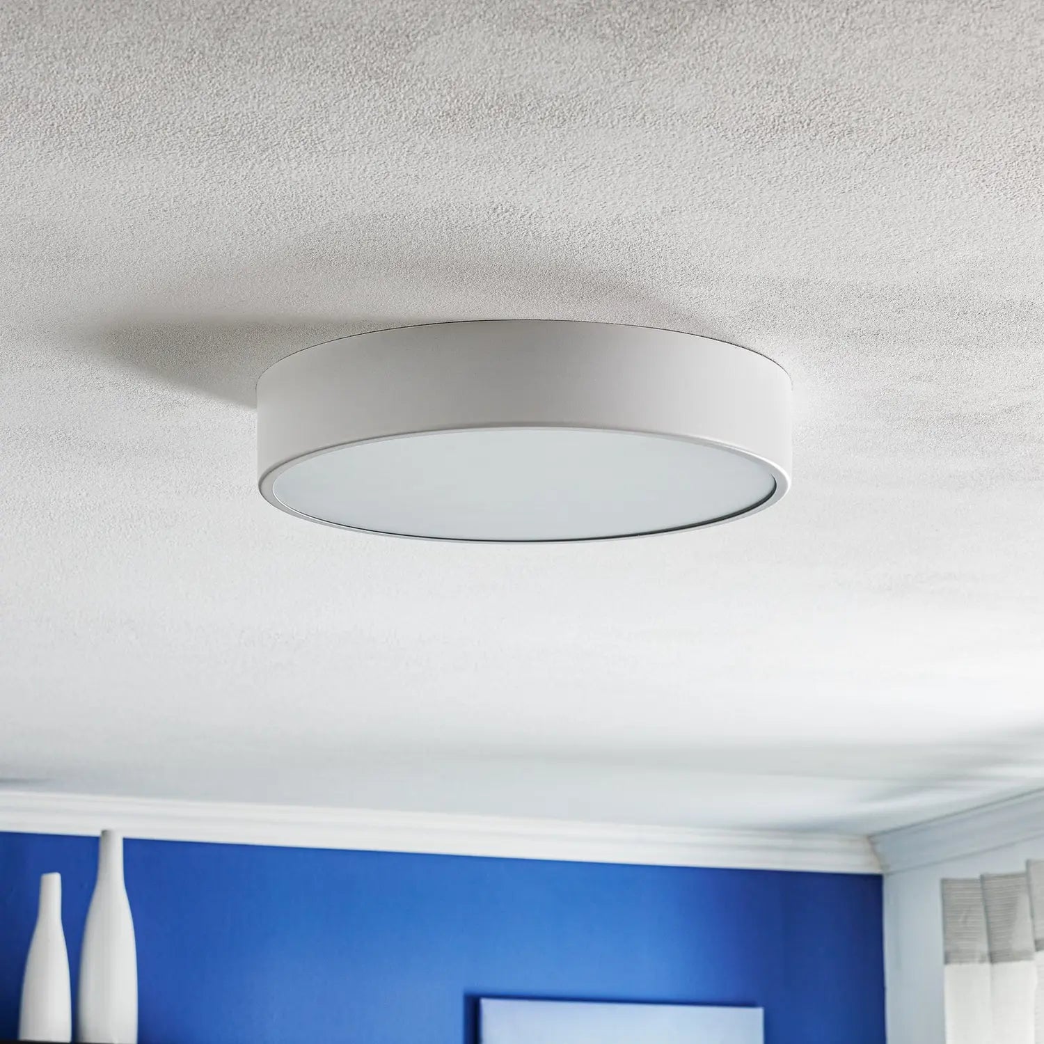 B-Ware Euluna Deckenleuchte Cleo 400 Deckenlampe Deckenlicht Leuchte Sensor ø 40cm Weiß