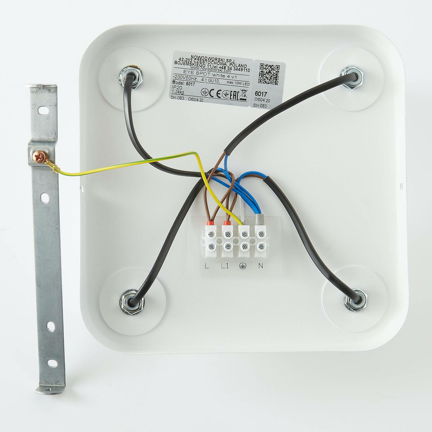 B-Ware Nowodvorski Deckenlampe Eye Spot Deckenlampe Lampe Leuchte 4 Flammig Gu10 Weiß - 5903139601795