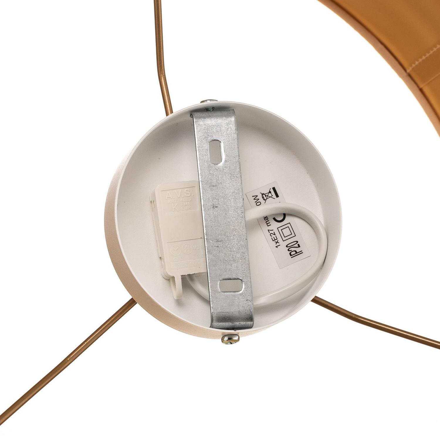 B-Ware Duolla Deckenlampe Golden Duo Deckenleuchte Deckenlicht Lampe ø40 Hellrosa/Gold - 5903689183727
