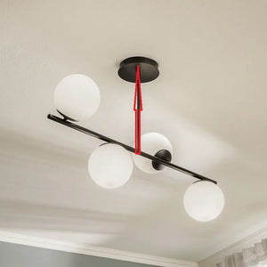 B-Ware Euluna Deckenlampe Deckenleuchte Lampe Leuchte Kabo Schwarz Siehe Text/Foto