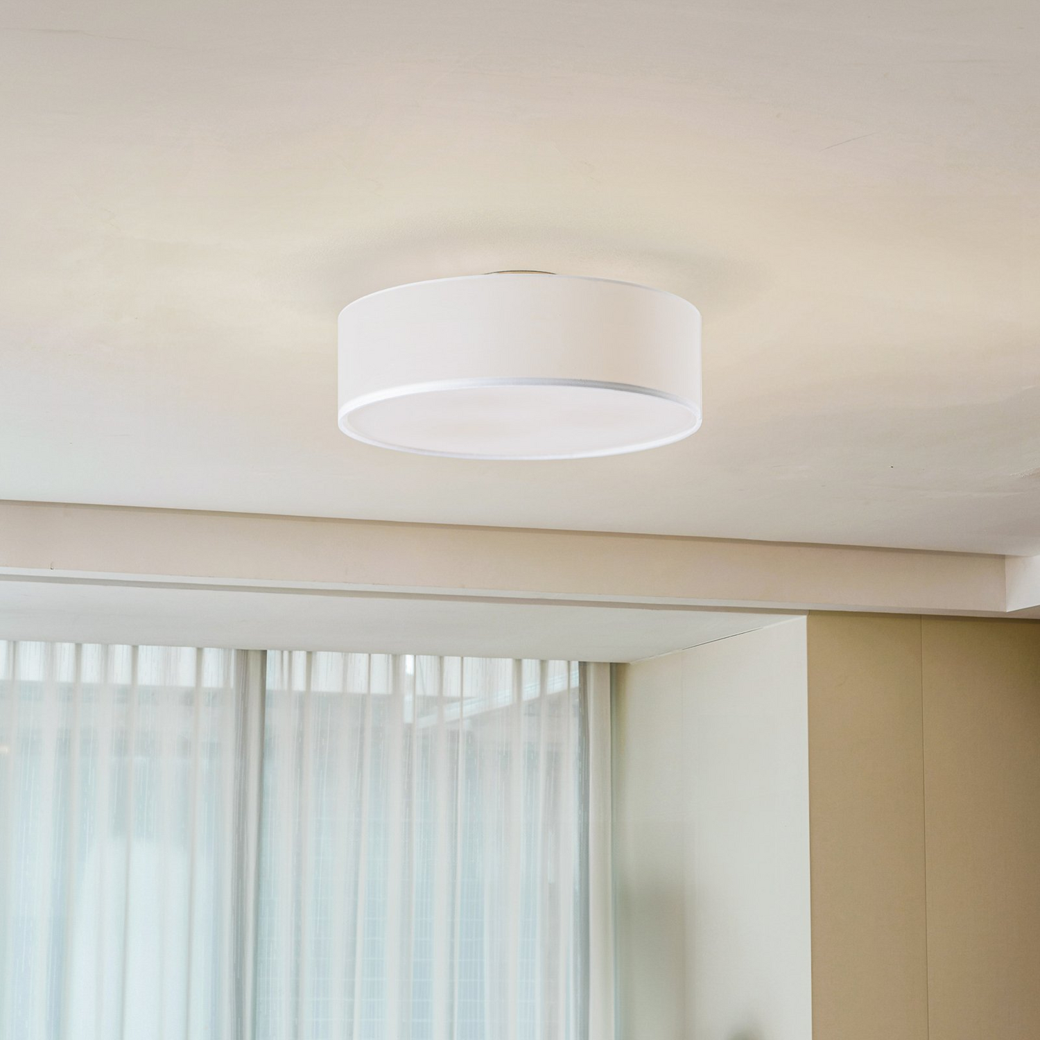 B-Ware Lindby Deckenlampe Sebatin Hängelampe Lampe Leuchte ø 40 Cm E14 3 Flammig Creme - 4251096503104