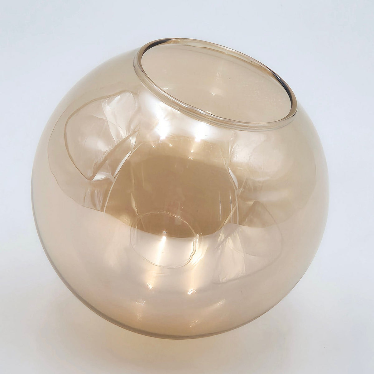 Lamkur Lighting Deckenlampe Natalia Deckenleuchte goldfarben Glas 8flg E14 Ø68cm - 5907687453905