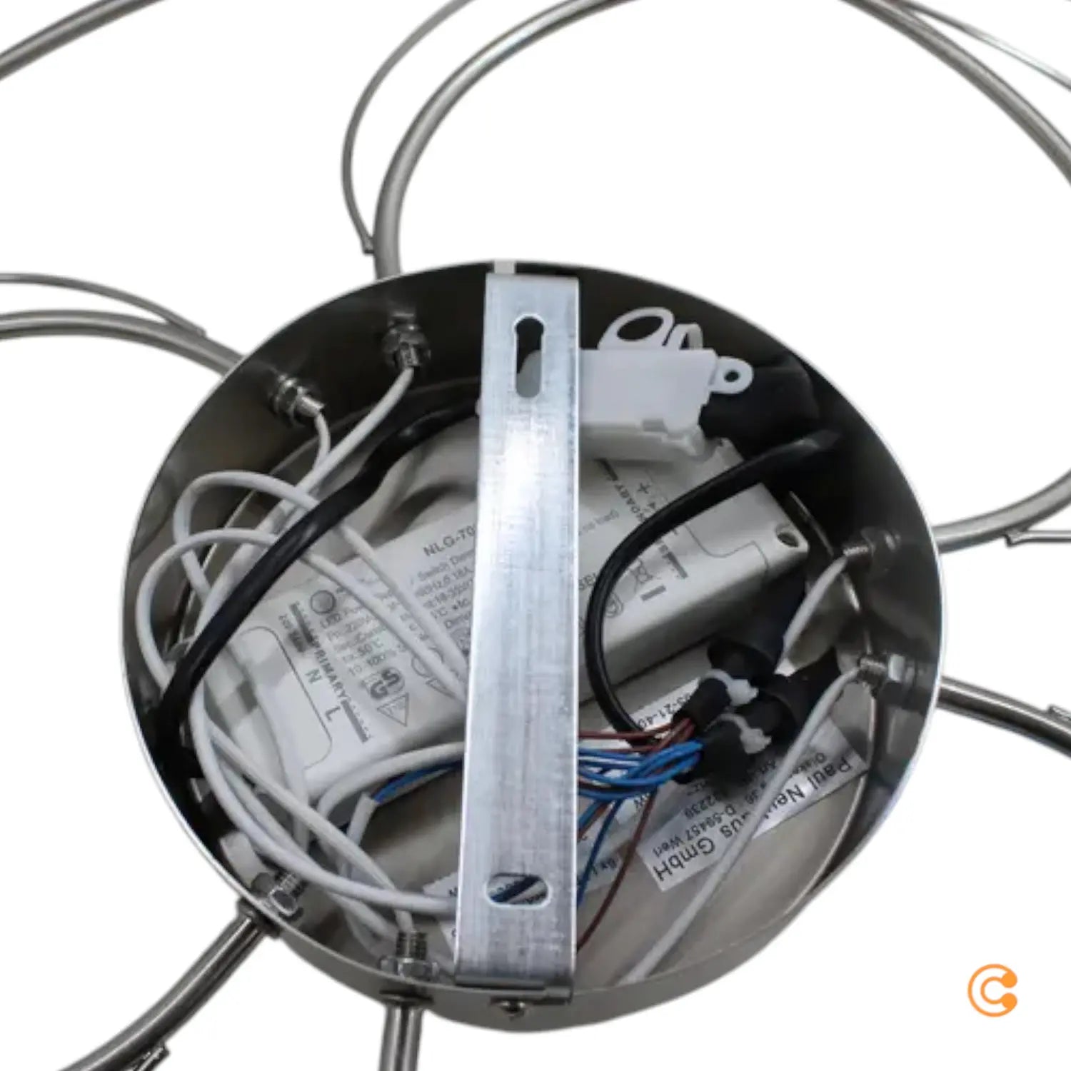 B-Ware Paul Neuhaus Led Deckenleuchte Nelia Deckenstrahler Acrylglas Stahl 14x60cm - 4012248322390