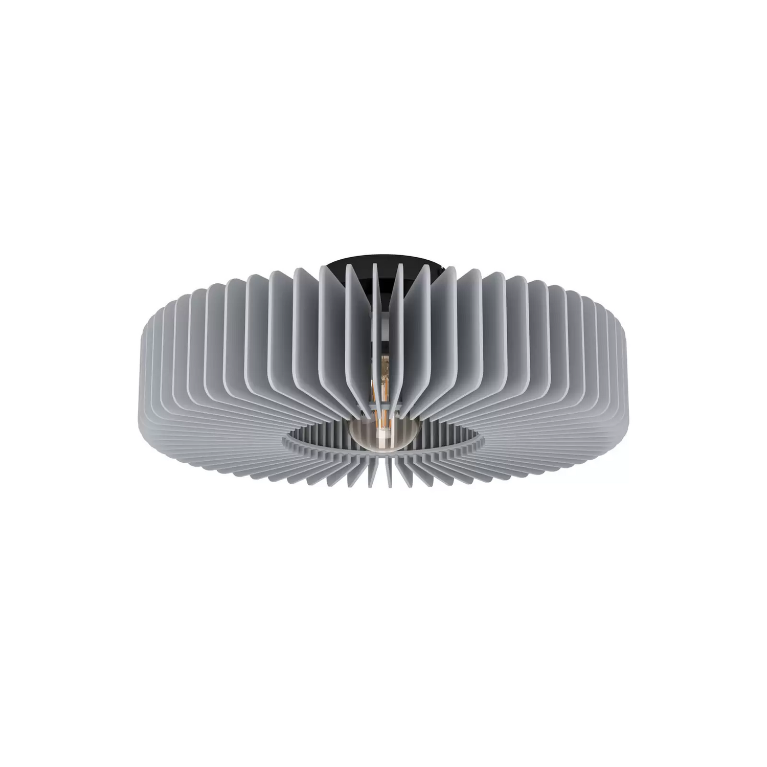 B-Ware Eglo Deckenlampe Palombaia Im Fächerlook Deckenleuchte Deckenlicht Grau E27 - 10015294