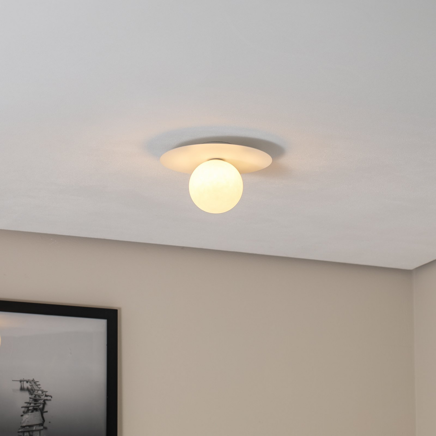 B-Ware Tk Lighting Deckenlampe Lampe Pixie Hellblau Glas Kugel G9 ø25cm Deckenleuchte - 5906135102273