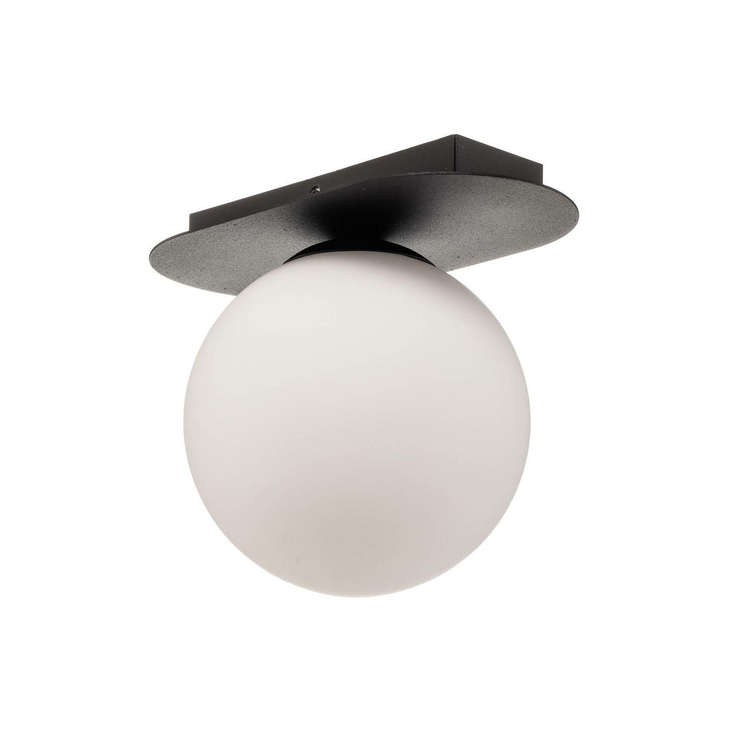 B-Ware Deckenlampe Plaza Deckenleuchte Deckenlicht Leuchte E14 Schwarz Opal Einflammig - 5901738922068