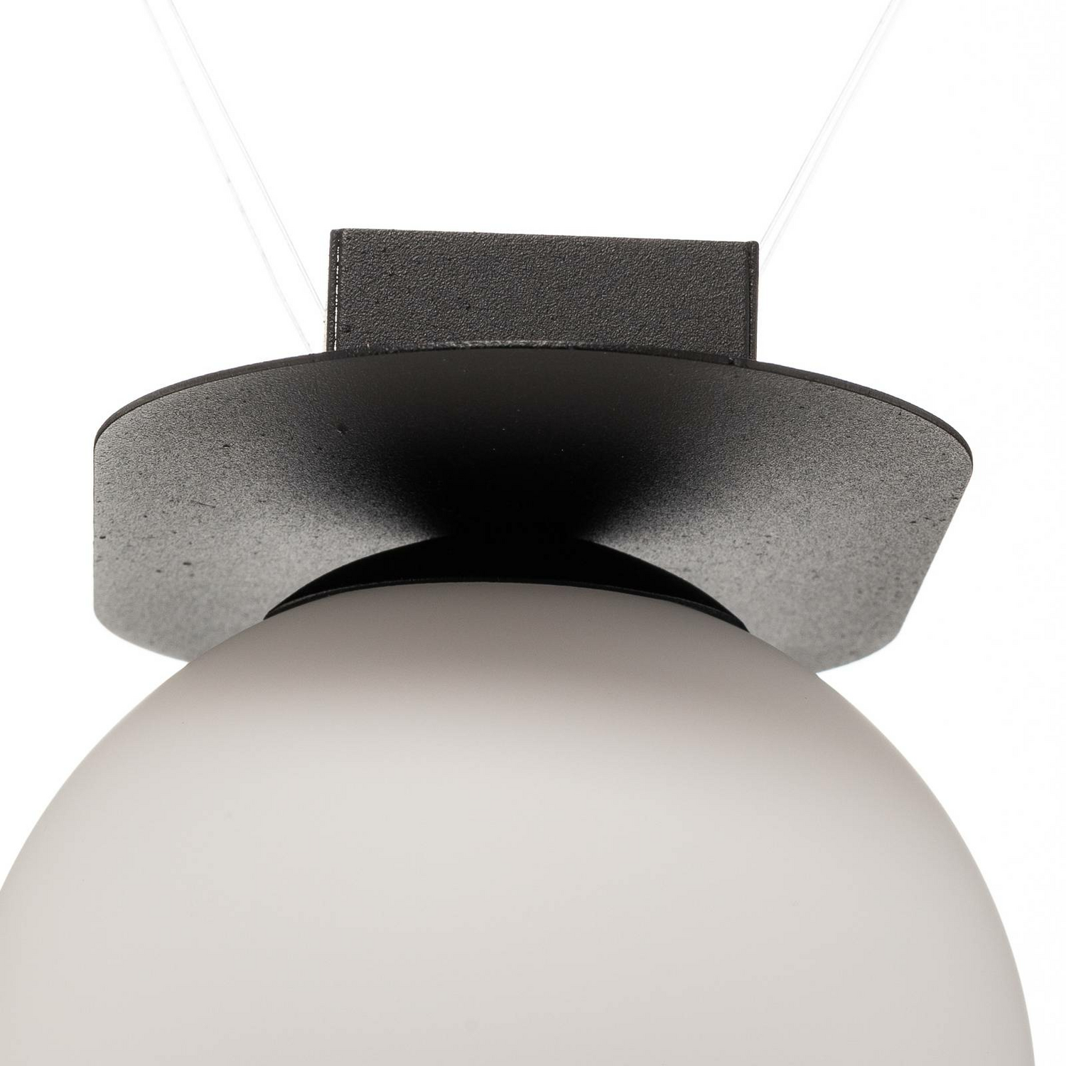 B-Ware Deckenlampe Plaza Deckenleuchte Deckenlicht Leuchte E14 Schwarz Opal Einflammig - 5901738922068