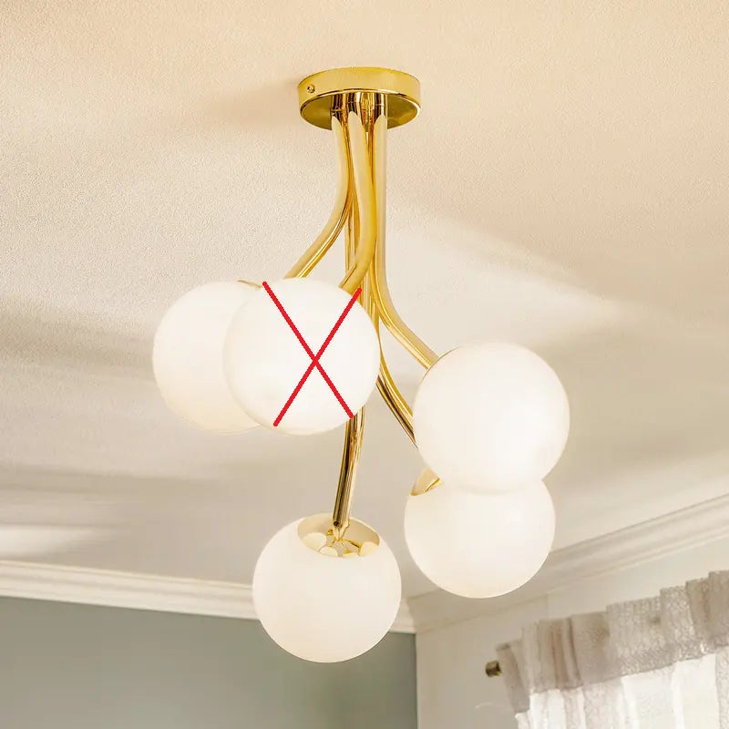 B-Ware Selva Deckenlampe Lampe Deckenleuchte Fünfflammig Gold Siehe Text/Foto - 4251911799989