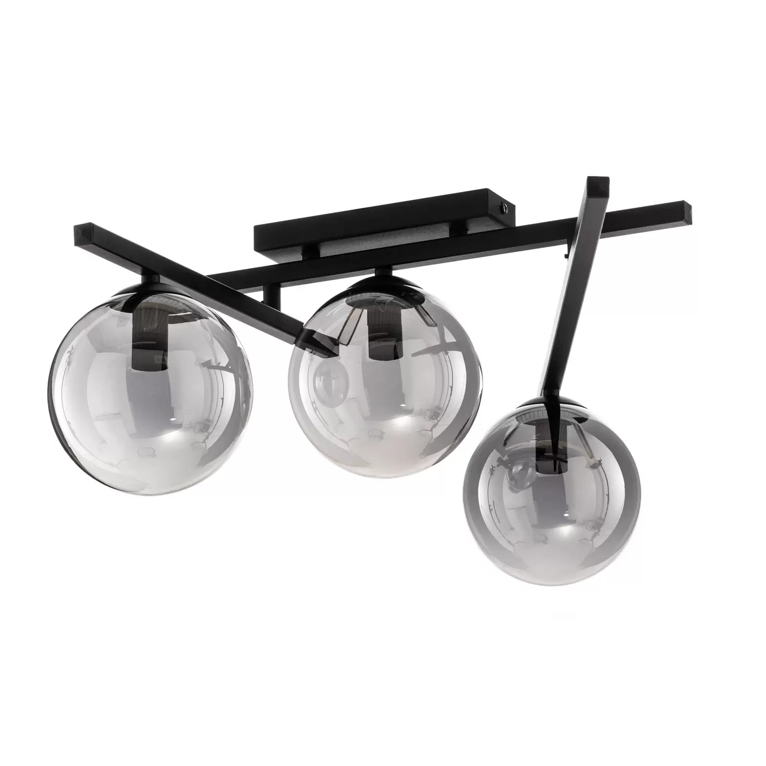 B-Ware Deckenlampe Smart Schwarz/Grafit 3 Flammig Deckenleuchte Leuchte Lampe Strahler - 5901738921399