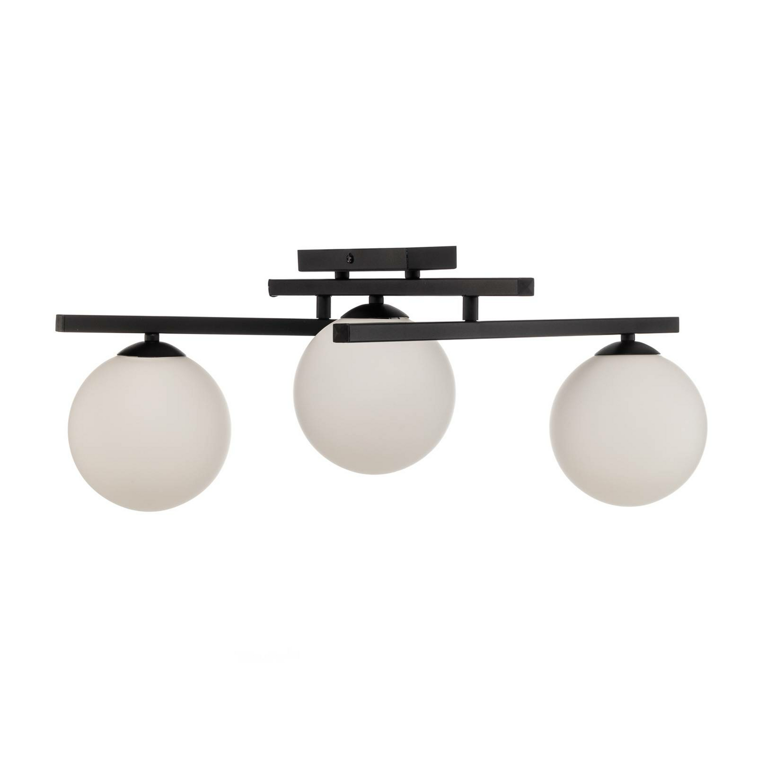 B-Ware Deckenlampe Smart Deckenleuchte Deckenlicht Leuchte Lampe Schwarz Opal 3 Flammig - 3071514