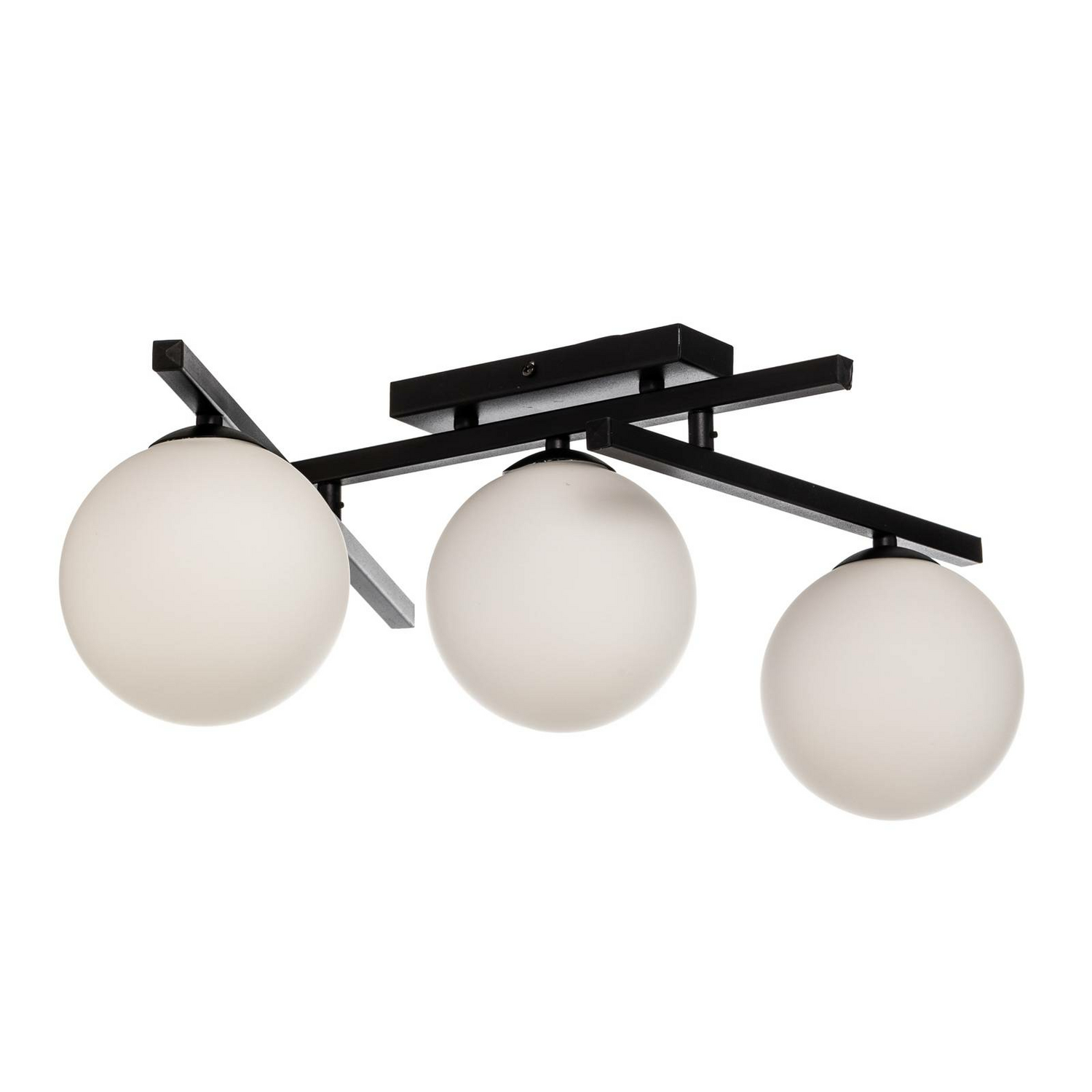B-Ware Deckenlampe Smart Deckenleuchte Deckenlicht Leuchte Lampe Schwarz Opal 3 Flammig - 3071514