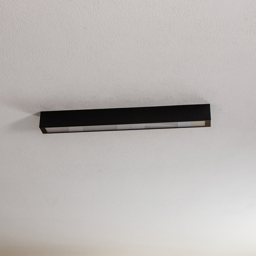 Deckenlampe Straight Deckenleuchte Lampe Leuchte Küchenlampe Schwarz 62 Cm Stahl B-Ware - 5903139759793